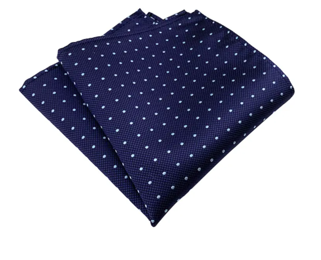 Blue & White Polka Dot